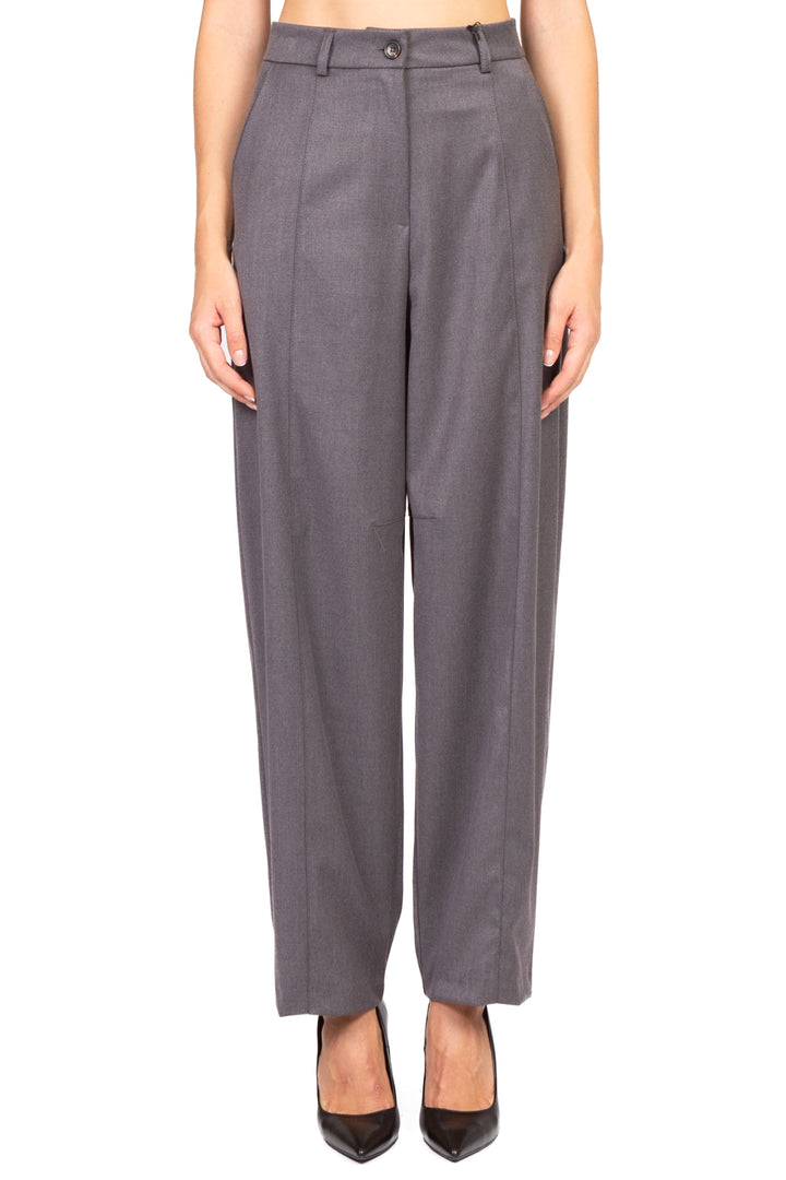 Tensione In - Pantalone barrel cucitura frontale Art. PT71AI25FL