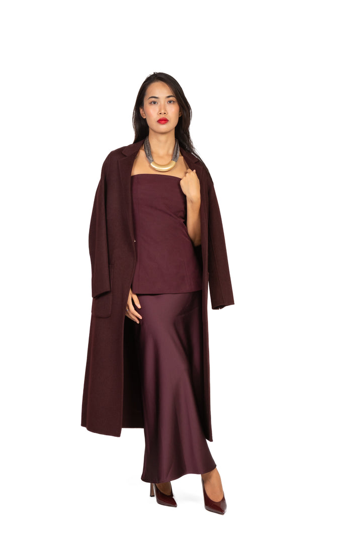 Imperial - Gonna lunga in satin Art. GHN4KBA