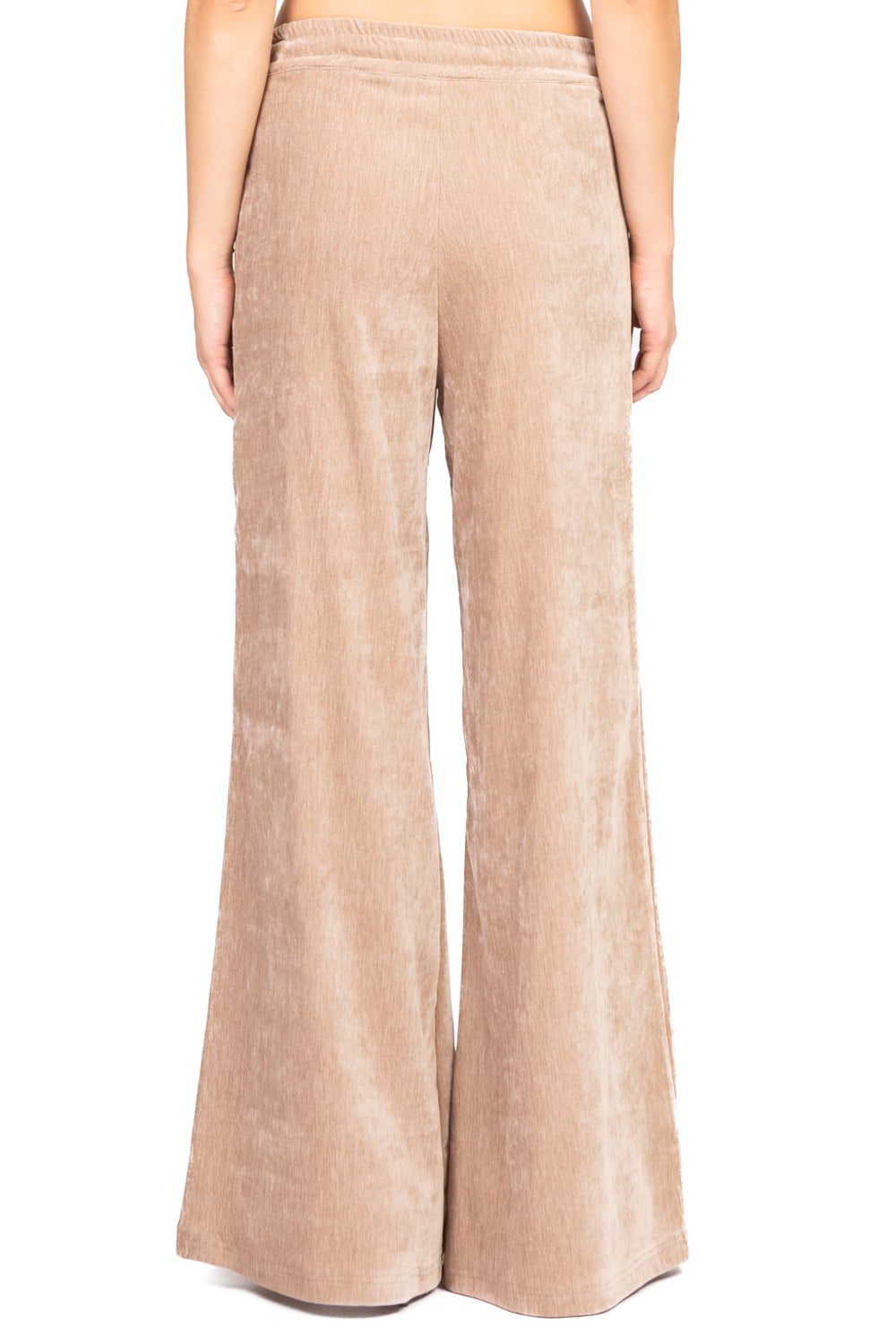 Dixie - Pantalone palazzo in ciniglia con coulisse Art. PDSFYFC