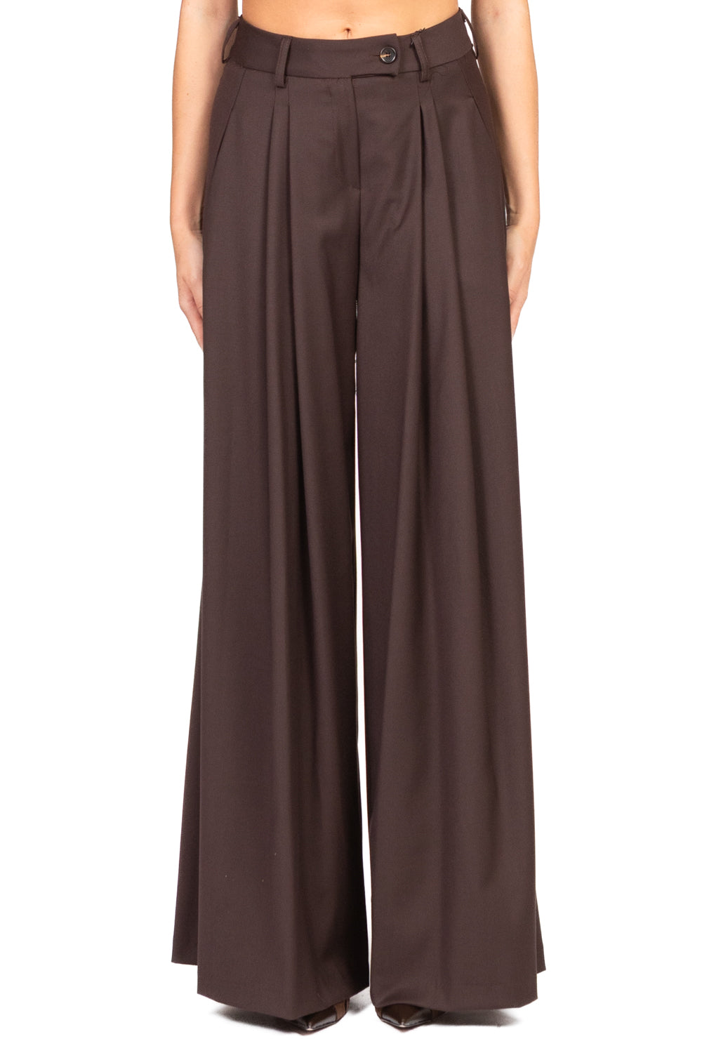 Tensione In - Pantalone palazzo con pinces Art. AN6540BISAI25FL