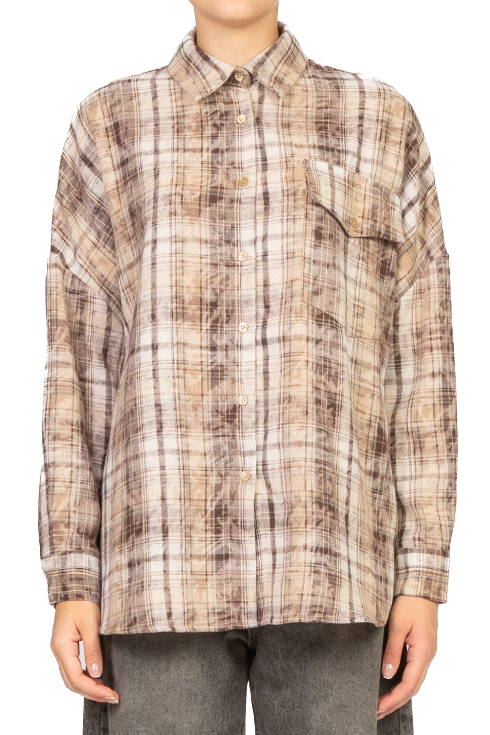 Vicolo - Camicia over check Art. TF0901