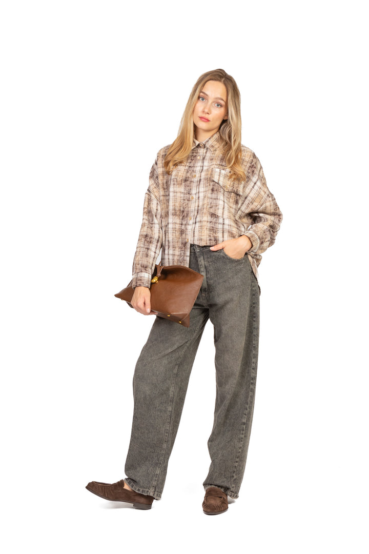Vicolo - Camicia over check Art. TF0901