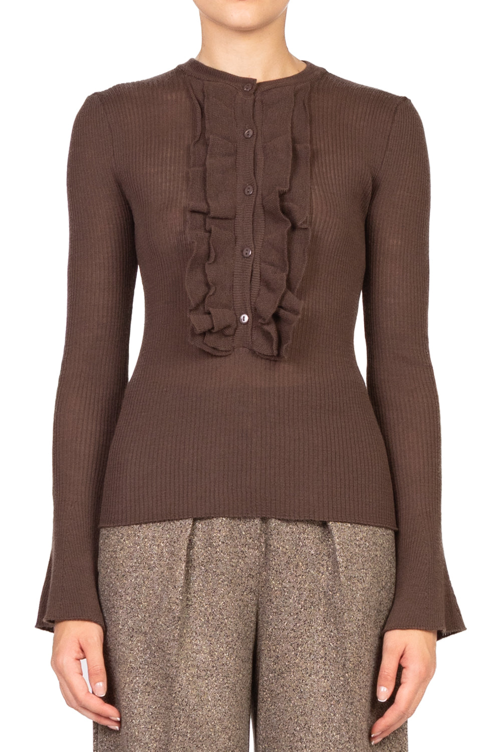 Motel - Maglia bottoncini con rouches Art. 25A865