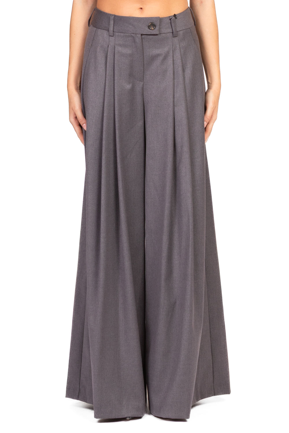 Tensione In - Pantalone palazzo con pinces Art. AN6540BISAI25FL