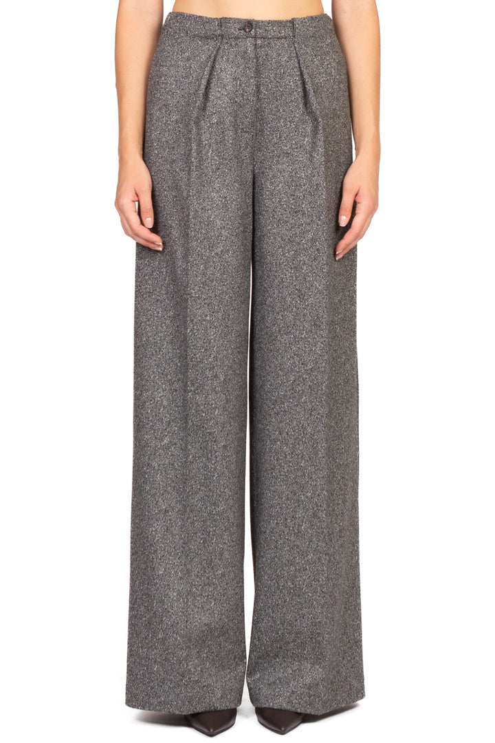 MM MaxMara - Pantalone palazzo puntinato CALI Art. 2526786128