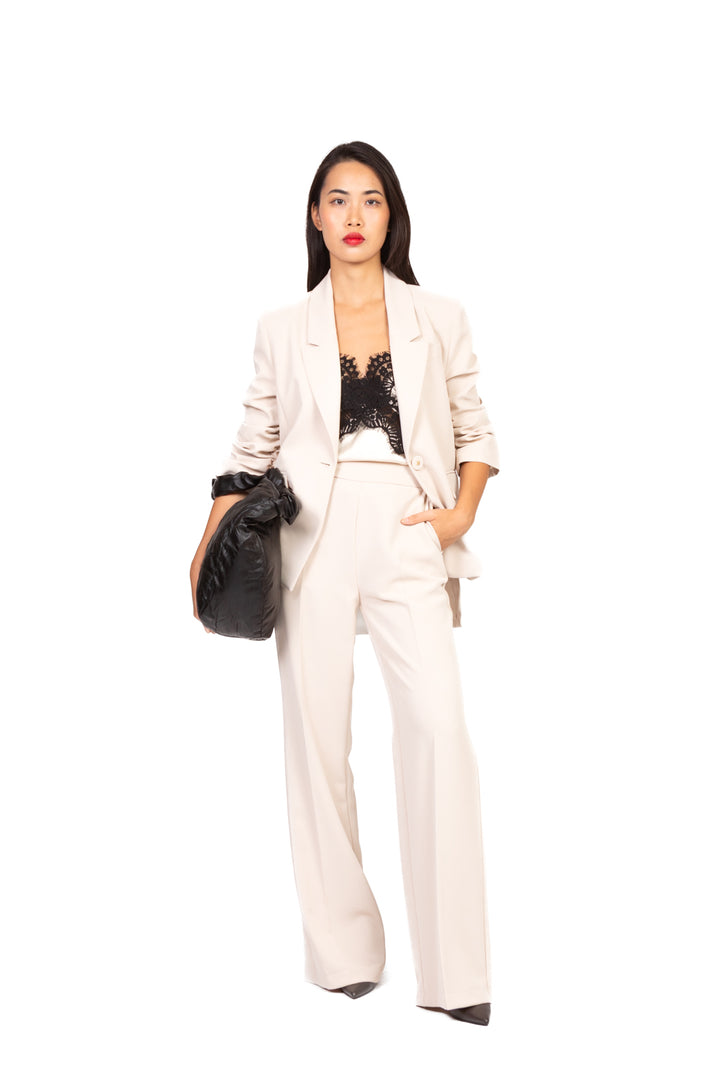 Tensione In - Top raso con pizzo Art. W25T334
