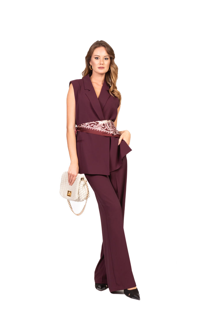 Vicolo - Pantalone in crepe palazzo Art. TF0360