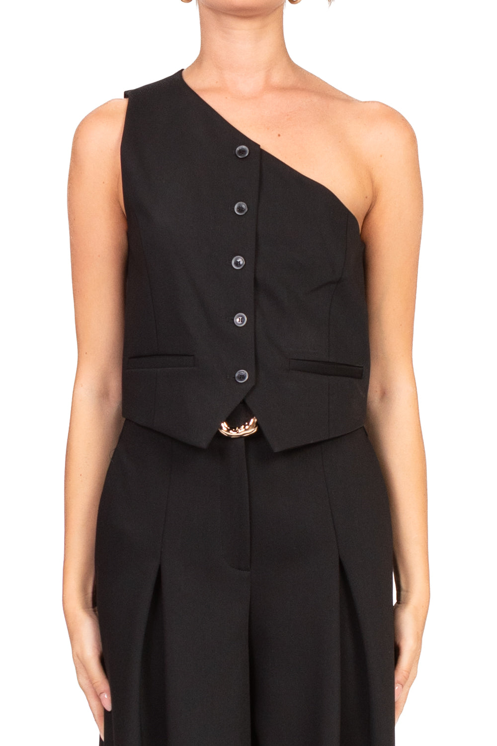 Imperial - Gilet monospalla con bottoni Art. LC88KBY
