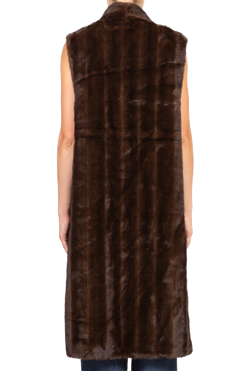 Emunà - Gilet pelliccia lungo Art. 2555GL
