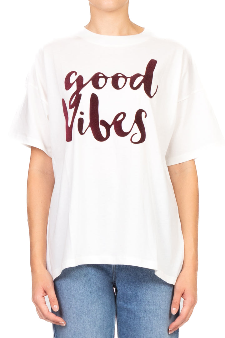 Vicolo - T-shirt over "Good Vibes" Art. RF0254