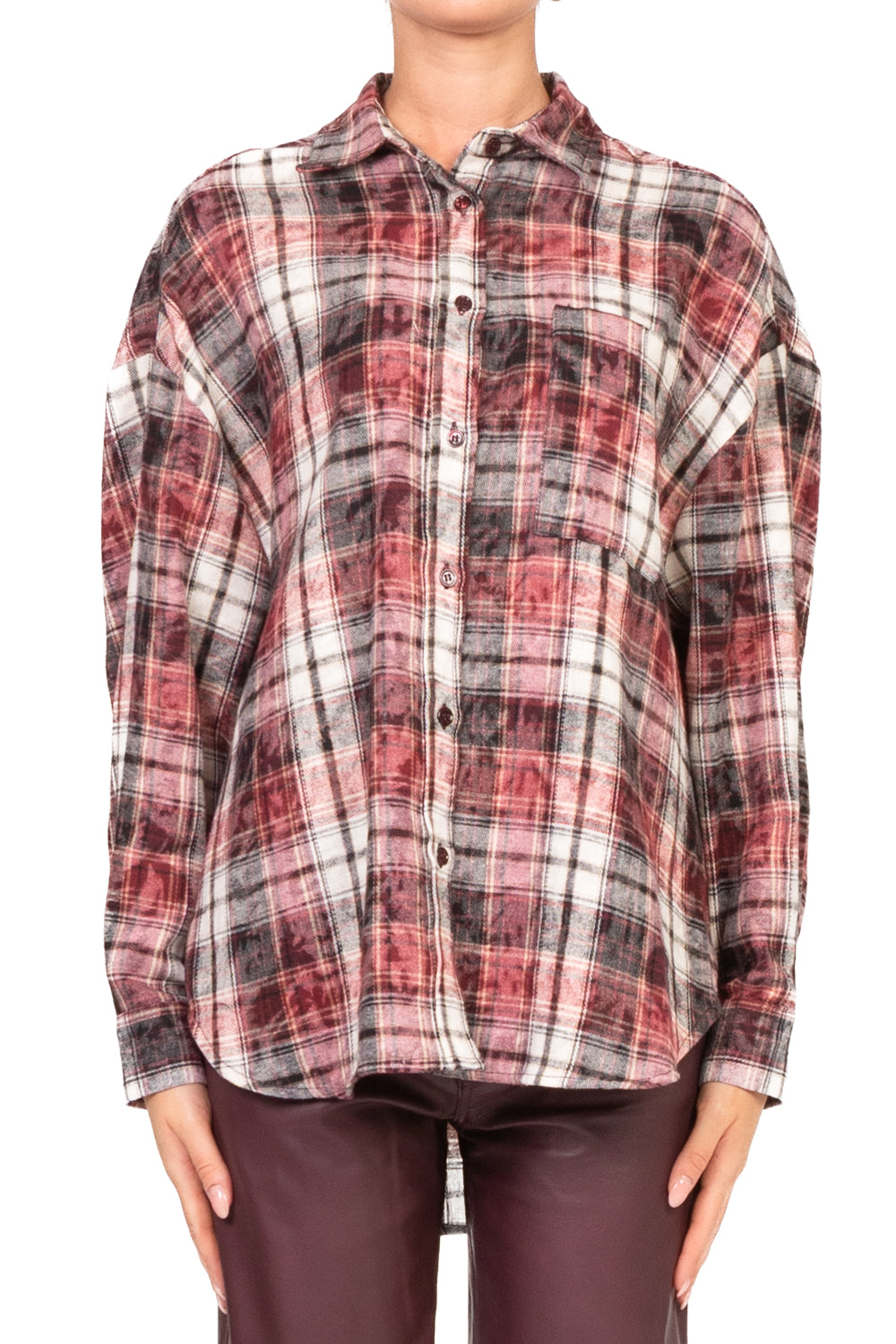 Vicolo - Camicia over check Art. TF0873