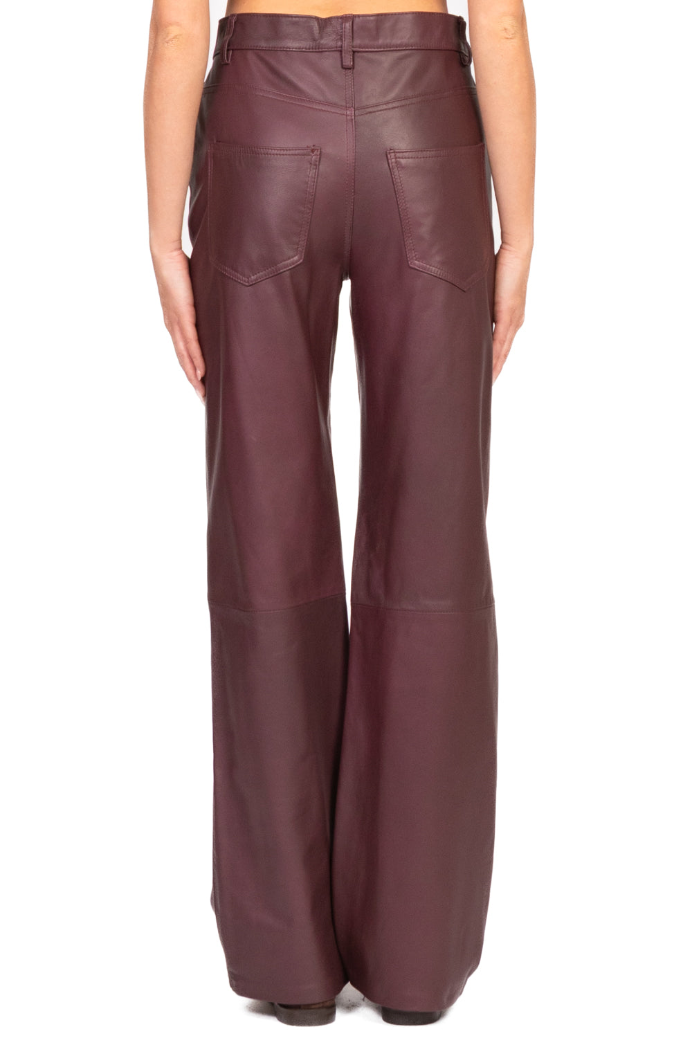 Vicolo - Pantalone in pelle gamba dritta Art. TF0318
