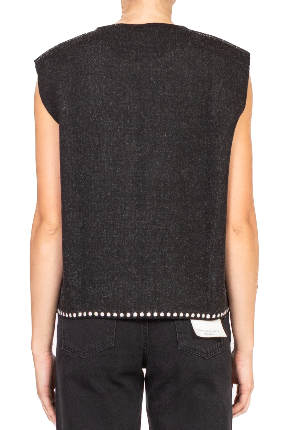 Tensione In - Gilet aperto ricamato Art. W5HMG35A400