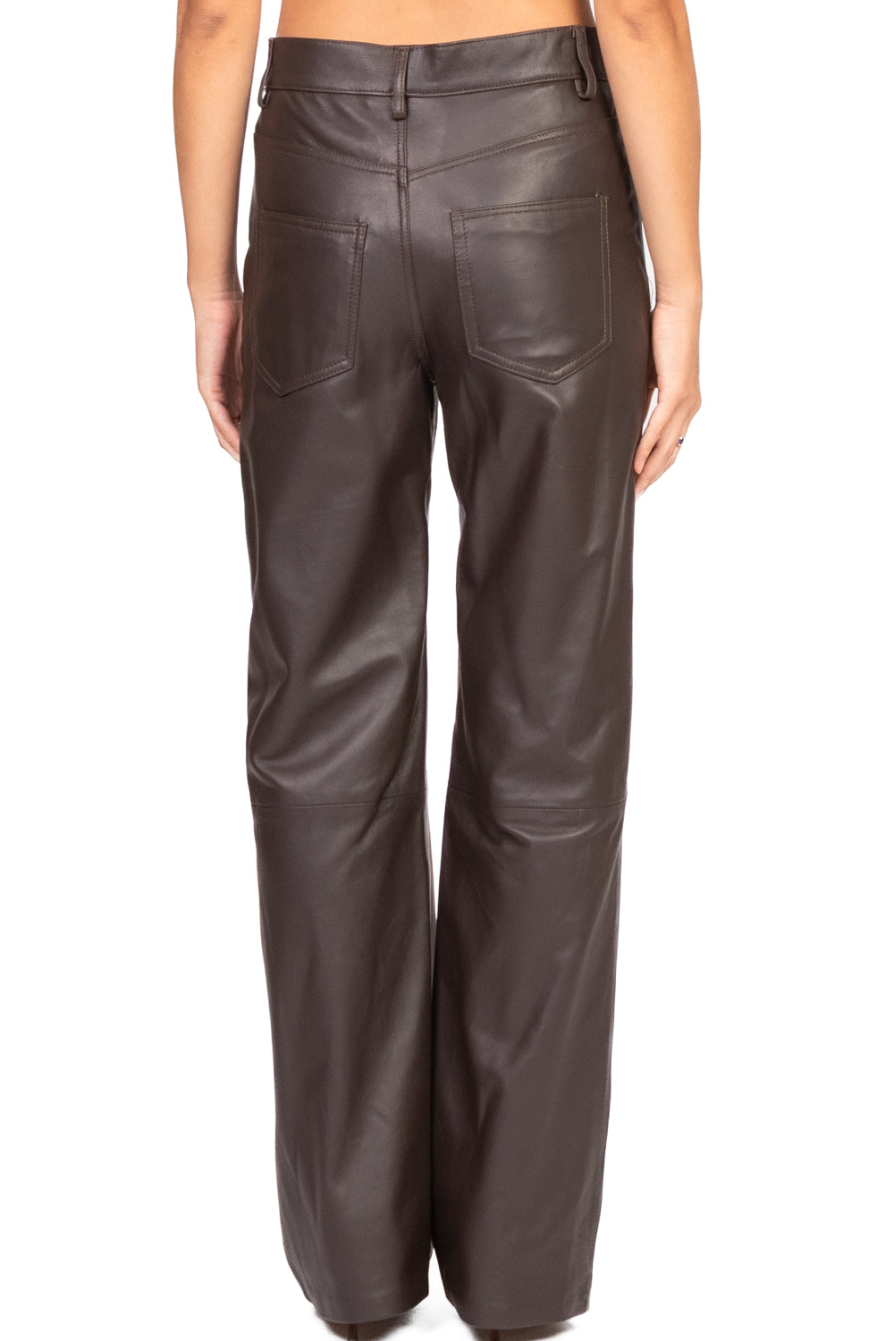 Vicolo - Pantalone in pelle gamba dritta Art. TF0318
