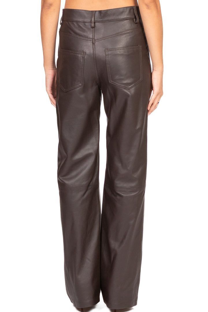 Vicolo - Pantalone in pelle gamba dritta Art. TF0318