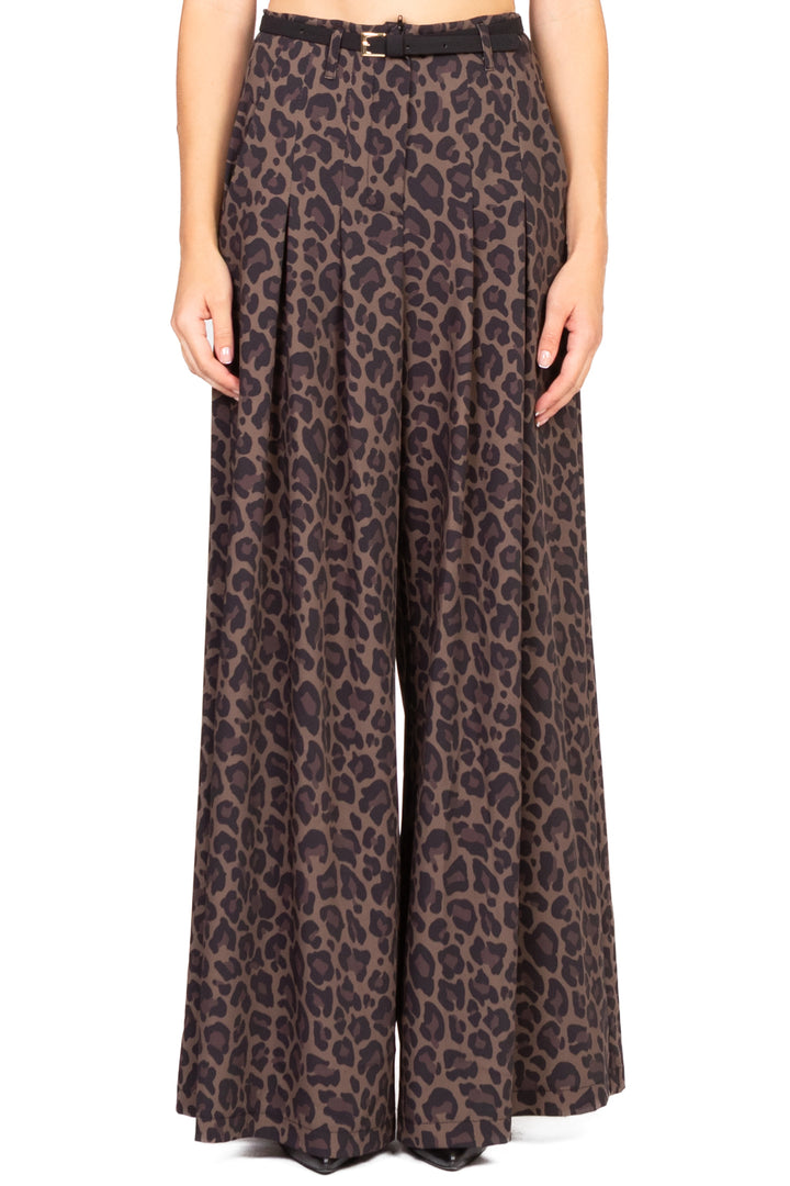 Imperial - Pantalone palazzo fluido maculato Art. P5Y9KILC
