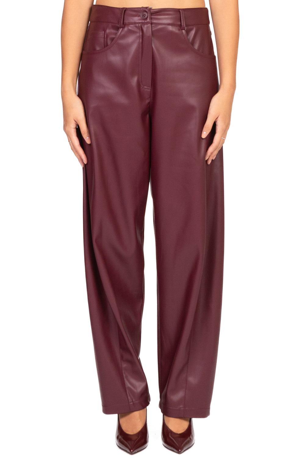 Tensione In - Pantalone ecopelle balloon Art. 26P573