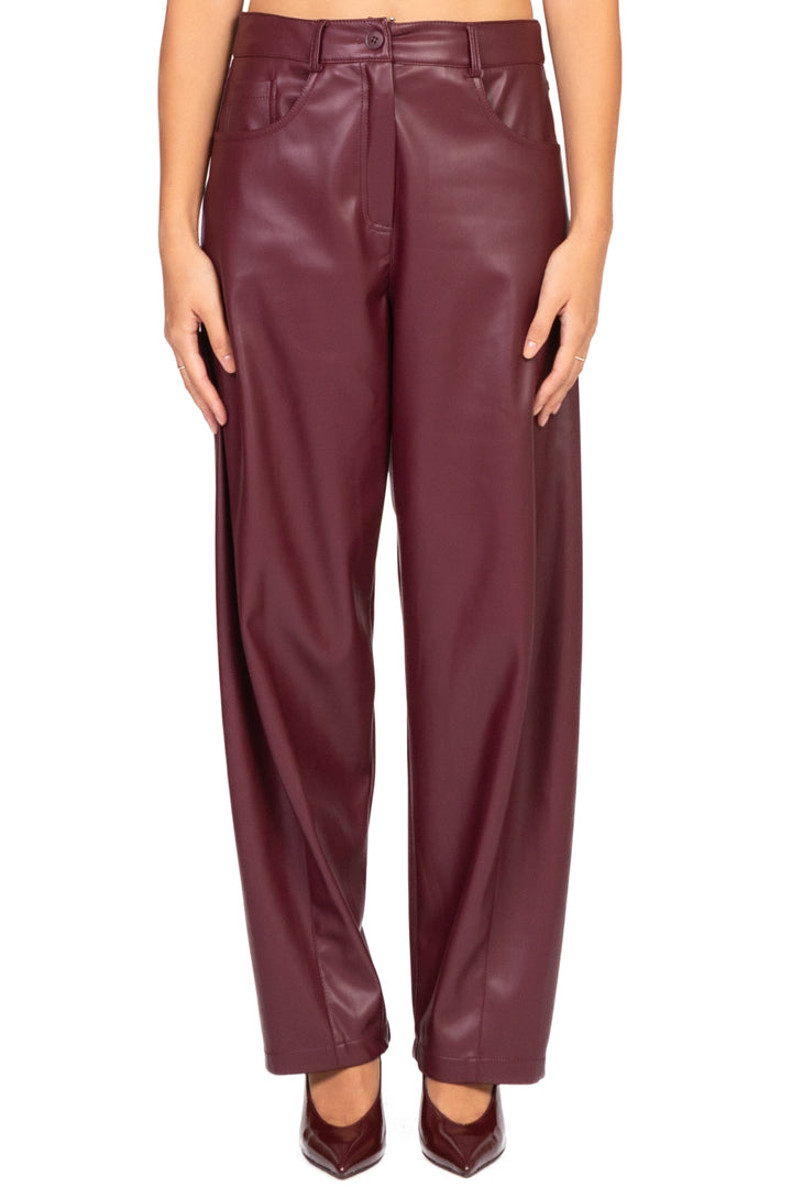 Tensione In - Pantalone ecopelle balloon Art. 26P573