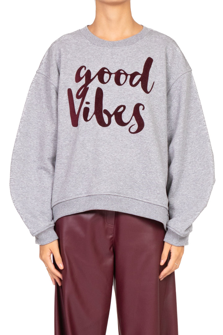 Vicolo - Felpa over "Good Vibes" Art. RF0268