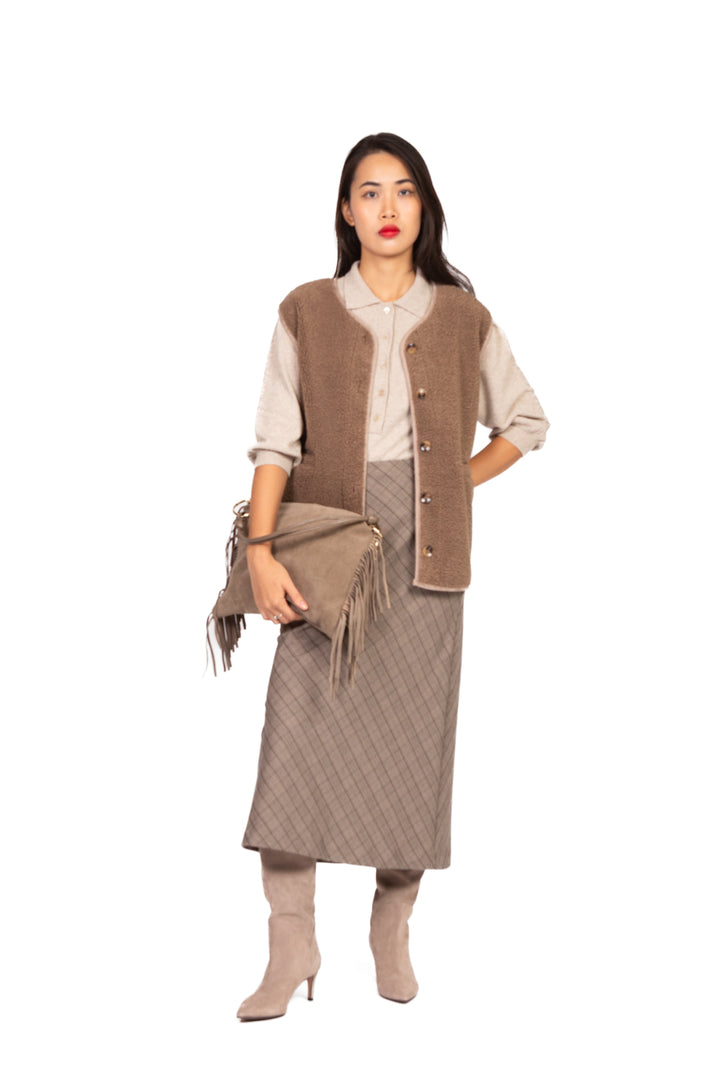 Vicolo - Gilet over teddy Art. TF0963