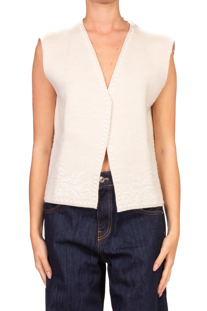 Motel - Gilet aperto ricamato Art. W5HMT08A400