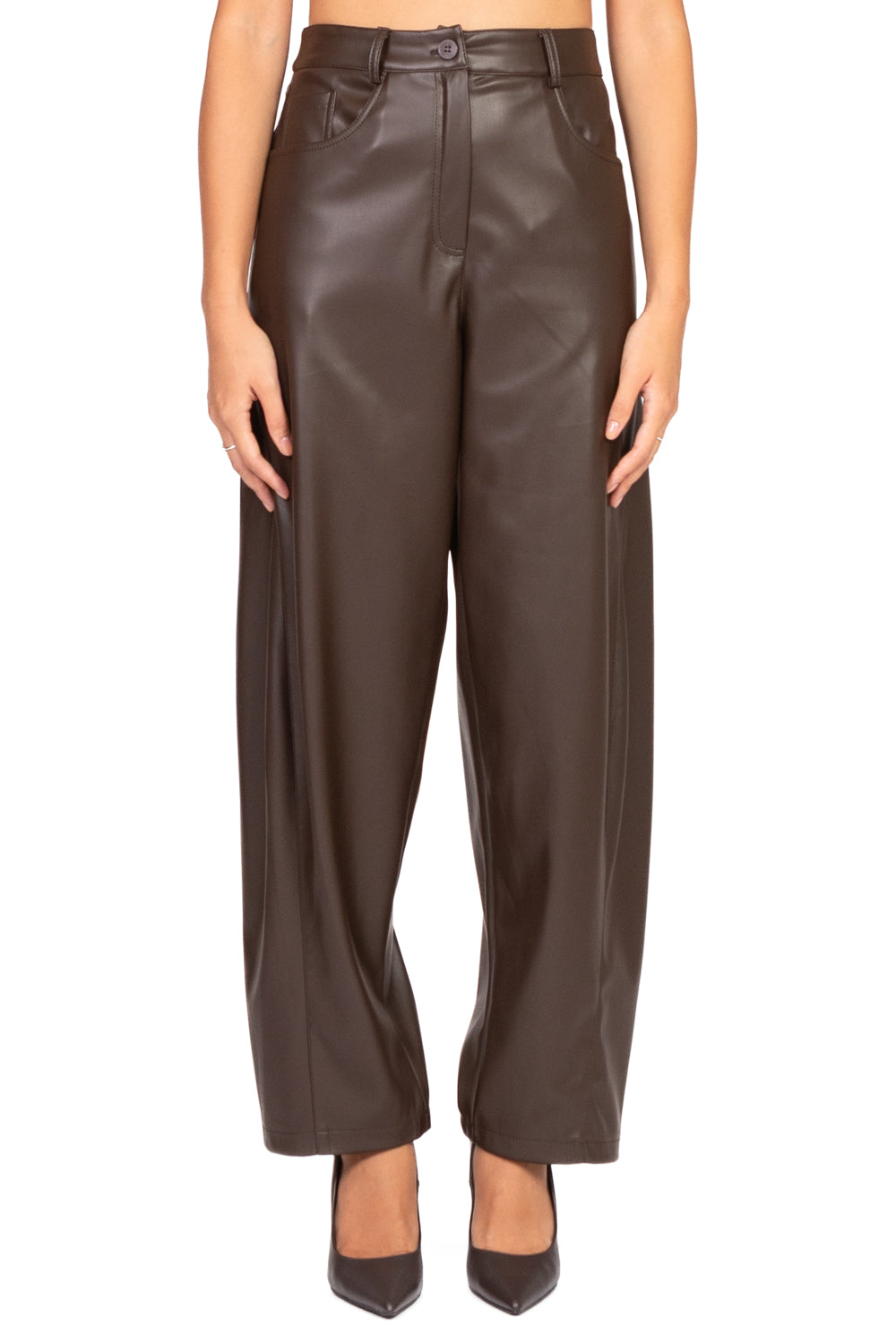 Tensione In - Pantalone ecopelle balloon Art. 26P573
