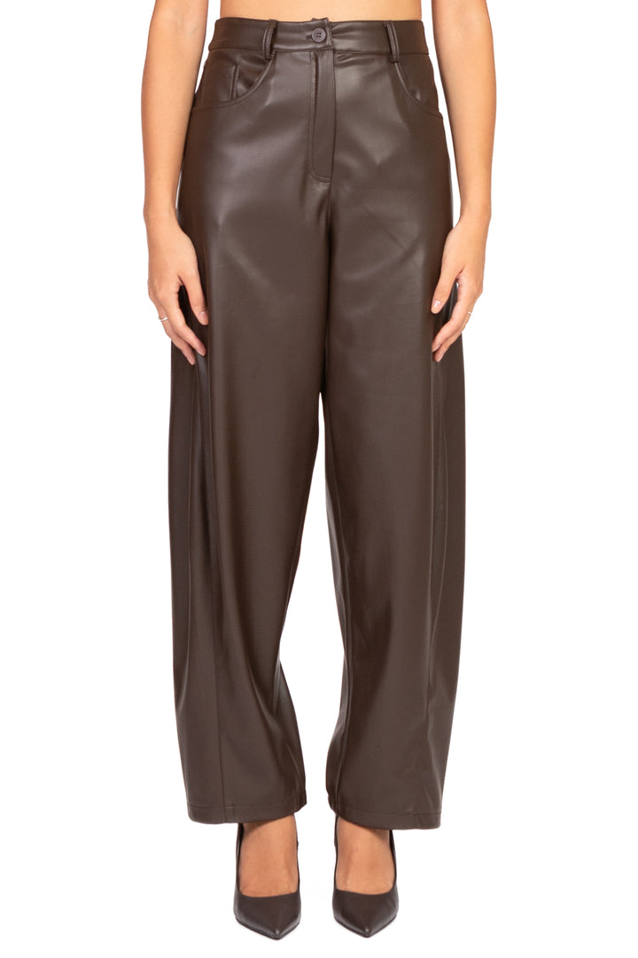 Tensione In - Pantalone ecopelle balloon Art. 26P573