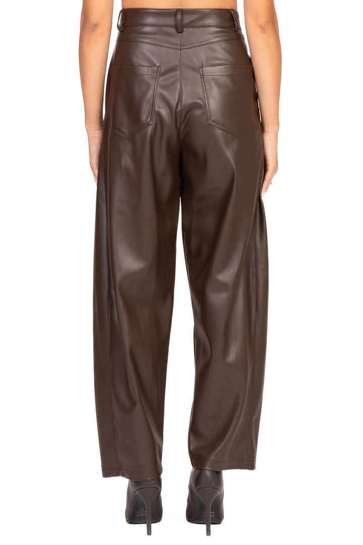 Tensione In - Pantalone ecopelle balloon Art. 26P573