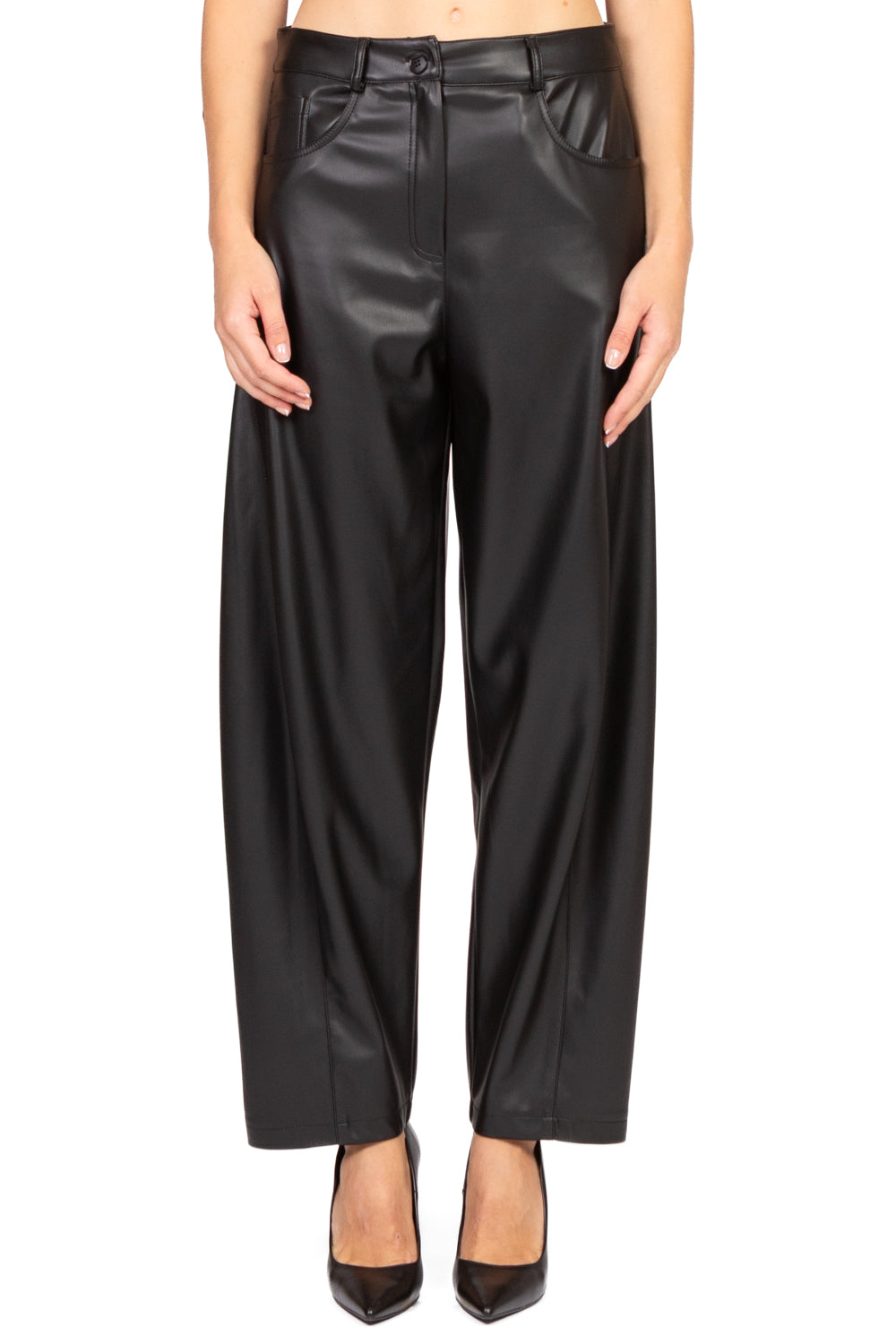 Tensione In - Pantalone ecopelle balloon Art. 26P573
