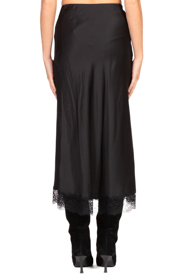 Vicolo - Gonna satin intarsi pizzo Art. TF0310