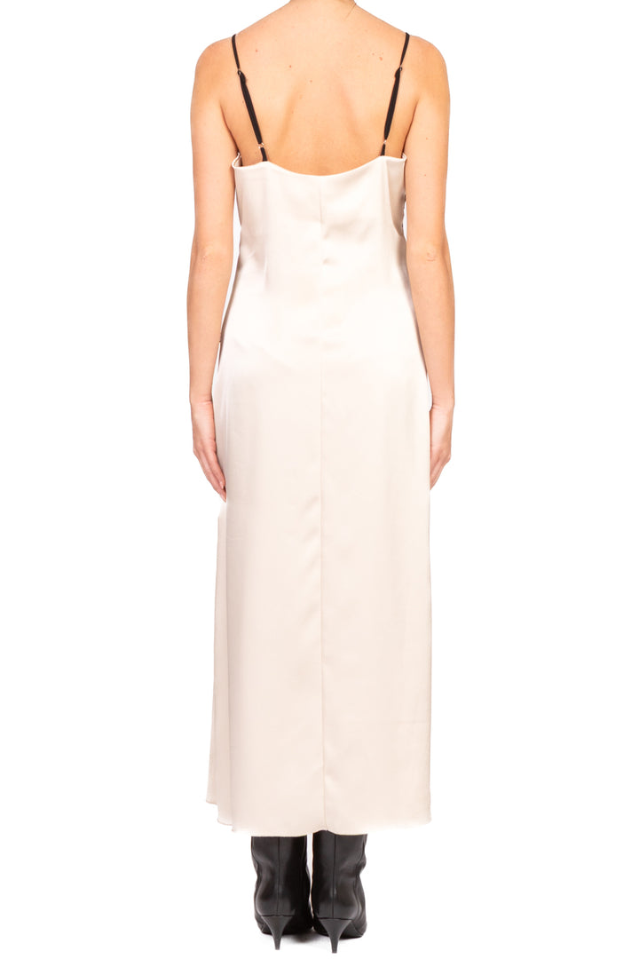 Tensione In - Abito satin con pizzo Art. FW250032