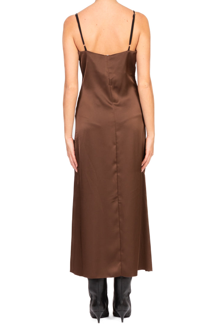 Tensione In - Abito satin con pizzo Art. FW250032