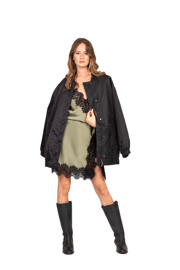 Tensione In - Abito midi profili in pizzo Art. 37581
