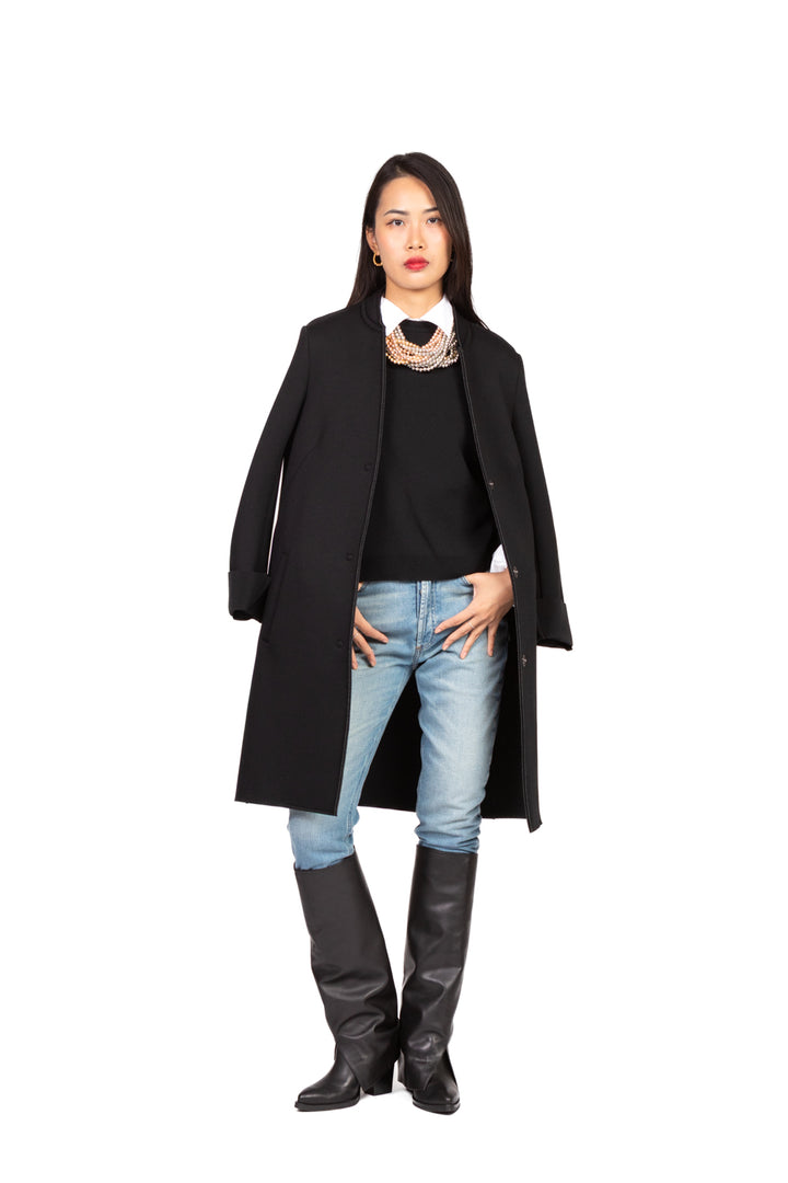 Tensione In - Cappotto lungo neoprene Art. AI25-7174
