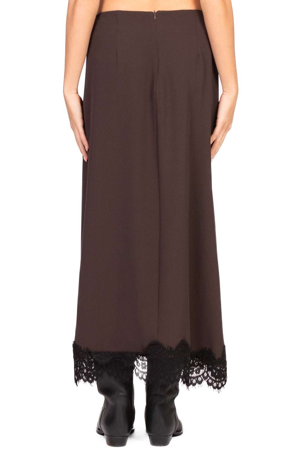 Tensione In - Gonna in crepe pizzo Art. FW250019