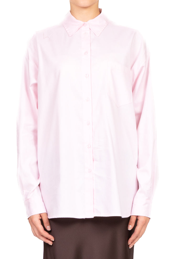 Tensione In - Camicia oxford over con taschino Art. W25C189