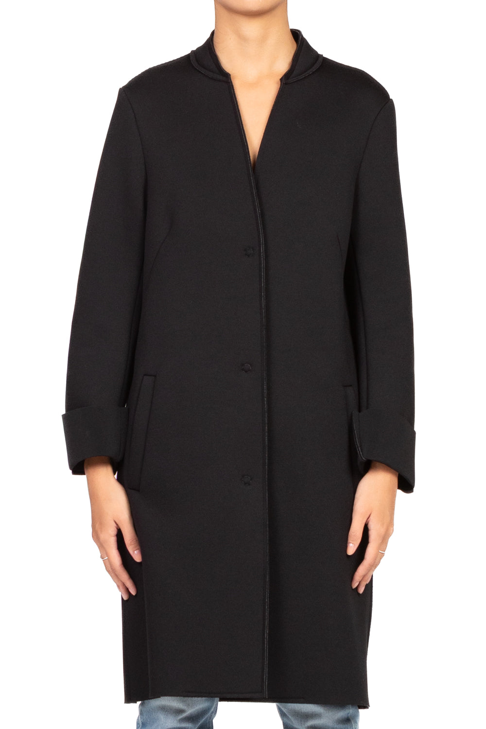 Tensione In - Cappotto lungo neoprene Art. AI25-7174