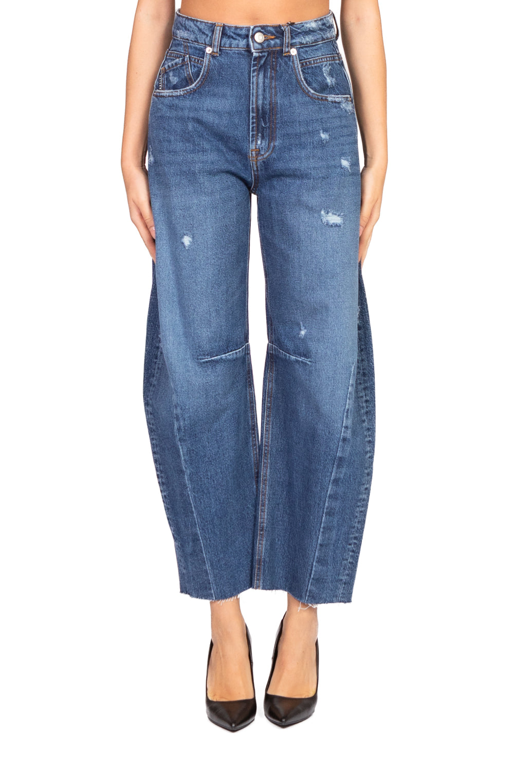 Have One - Jeans BARBARA balloon con rotture Art. PFA-P046