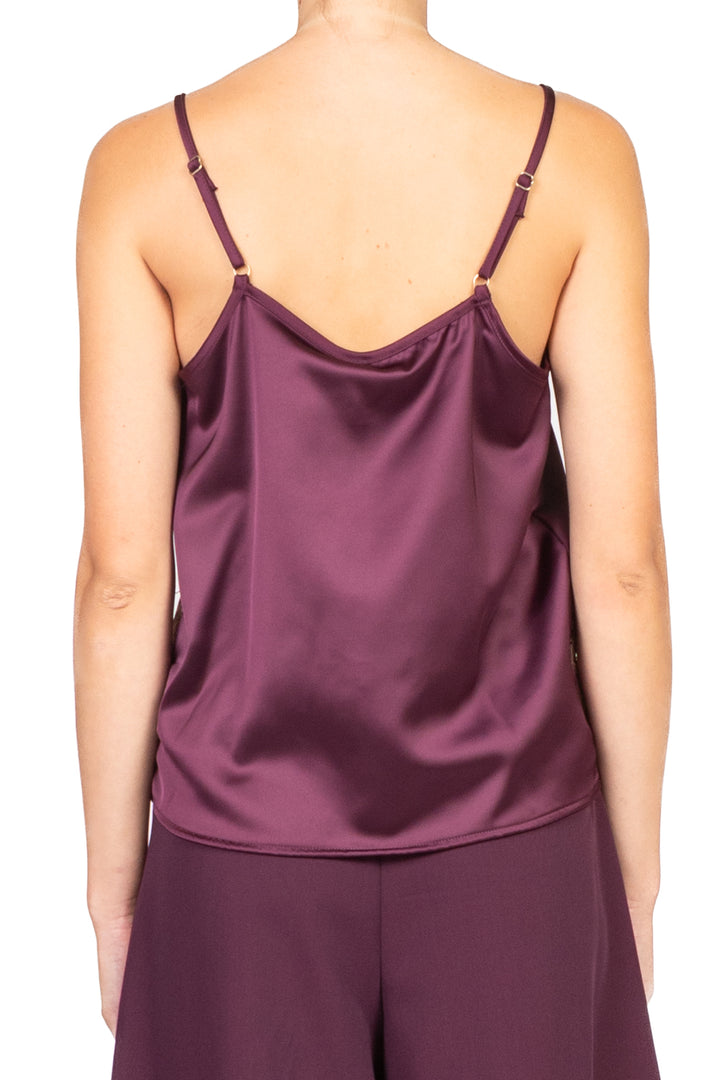 Tensione In - Top raso con pizzo Art. W25T334