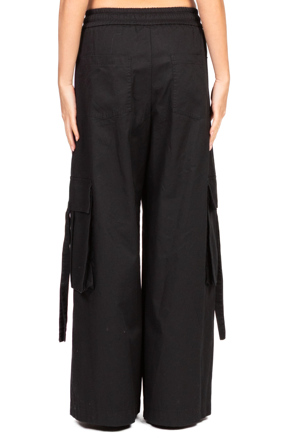 Tensione In - Pantalone palazzo cargo con coulisse Art. HM345