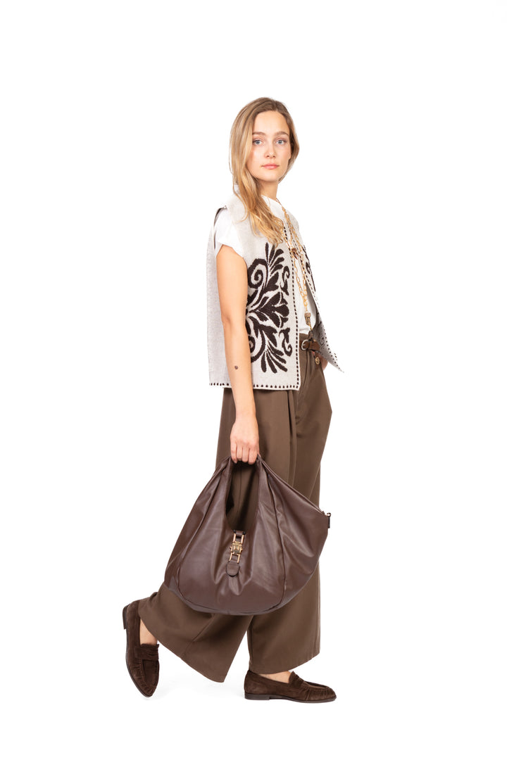 Tensione In - Pantalone palazzo con cintura Art. IN391