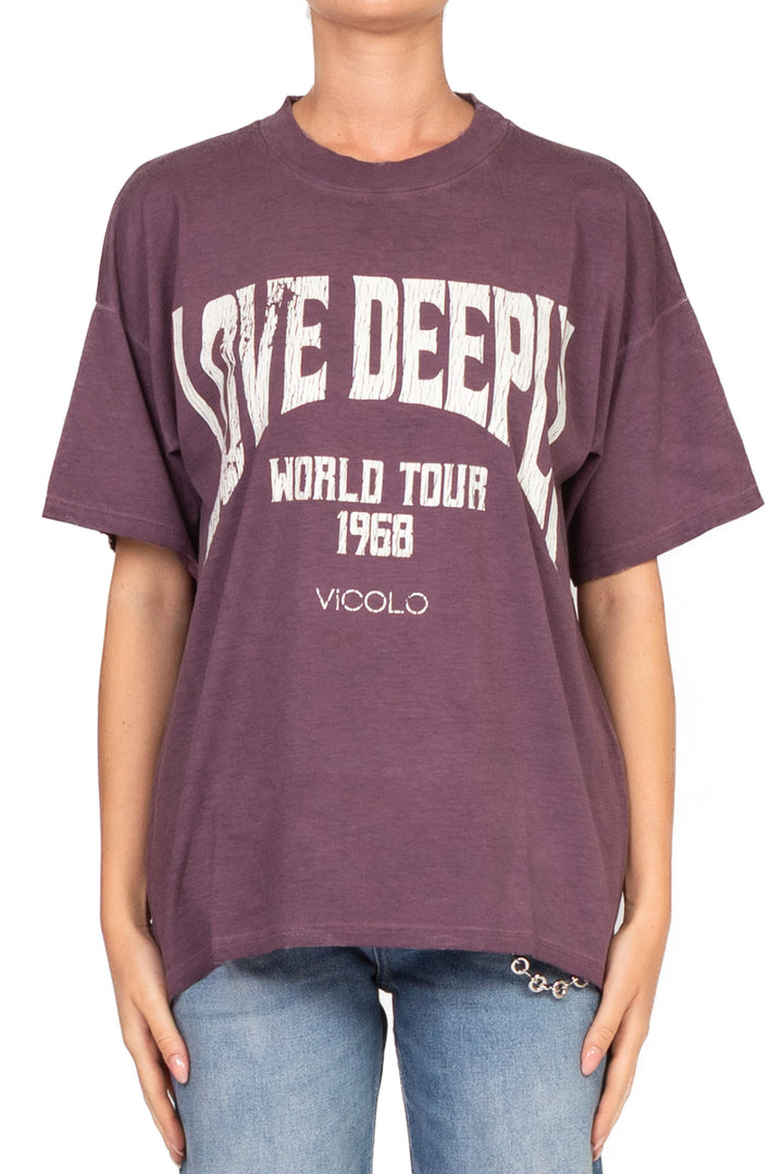Vicolo - T-shirt over "Love Deeply" Art. RF0275