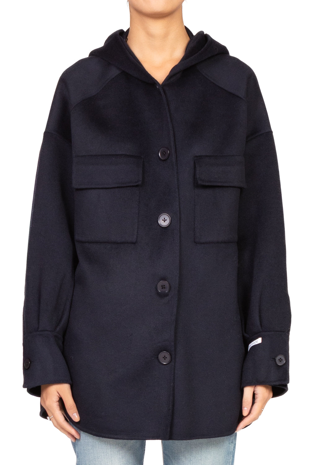 Dixie - Giacca camicia hand made con cappuccio Art. K330Y001A
