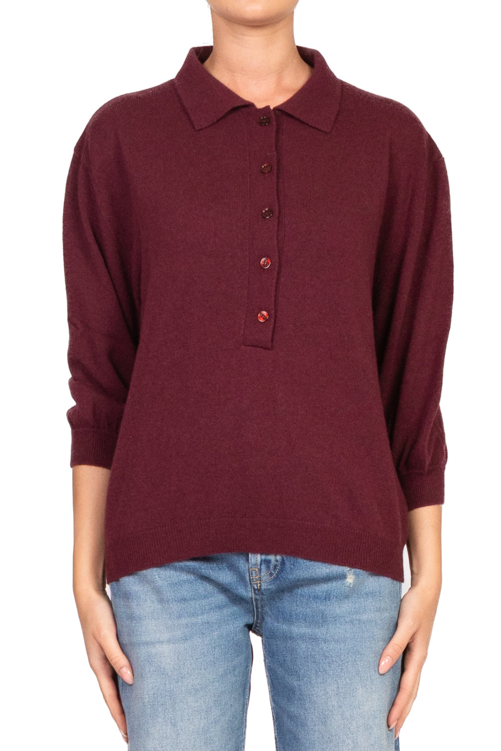 Vicolo - Maglia polo manica palloncino 3/4 Art. 22010F