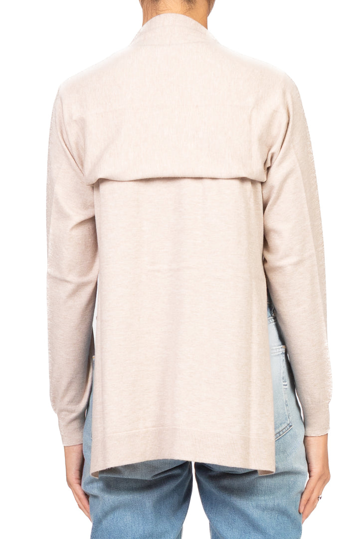 Vicolo - Maglia lunga smanicata con coprispalla Art. 22147F