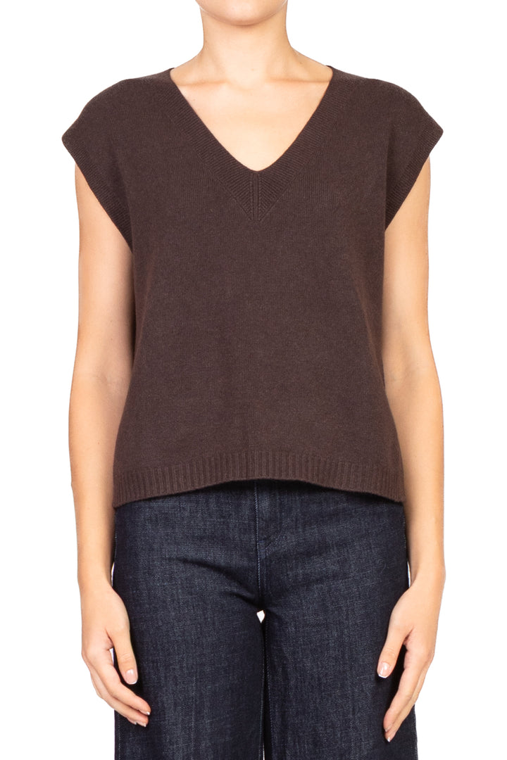 Vicolo - Gilet a V con spacchi laterali Art. 77039F