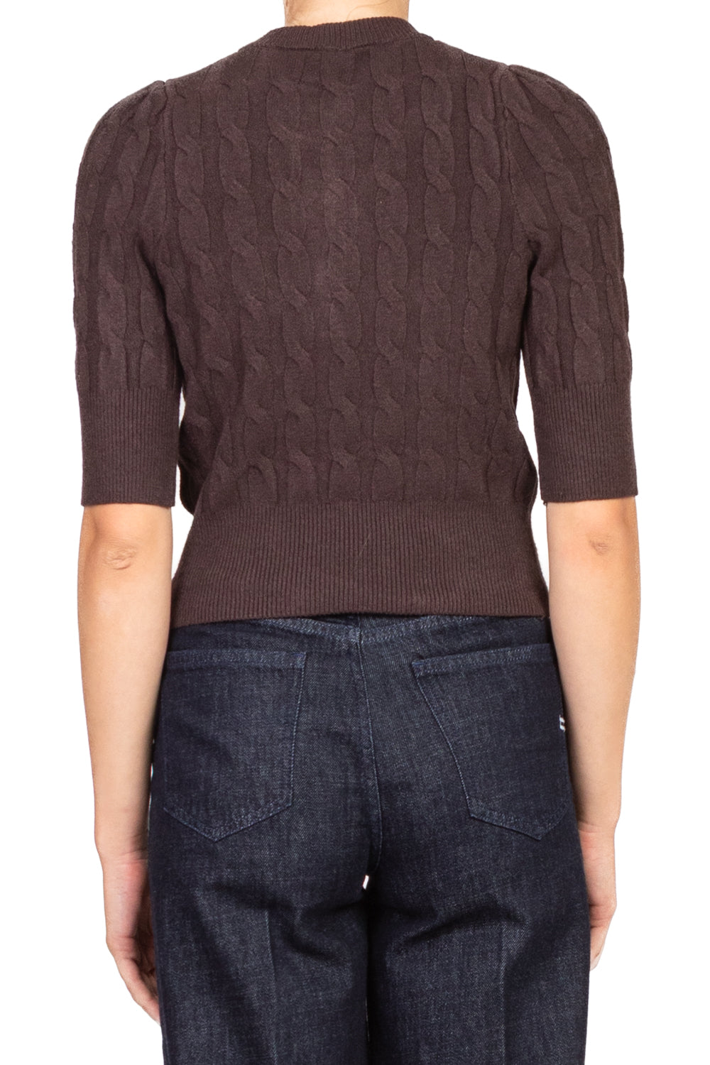 Tensione In - Maglia mezza manica con bottoni gioiello Art. 72185AI25