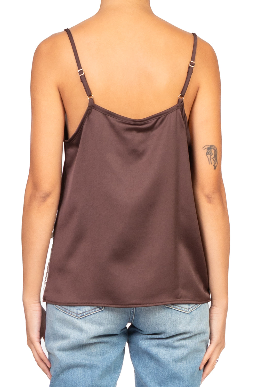 Tensione In - Top raso con pizzo Art. W25T334