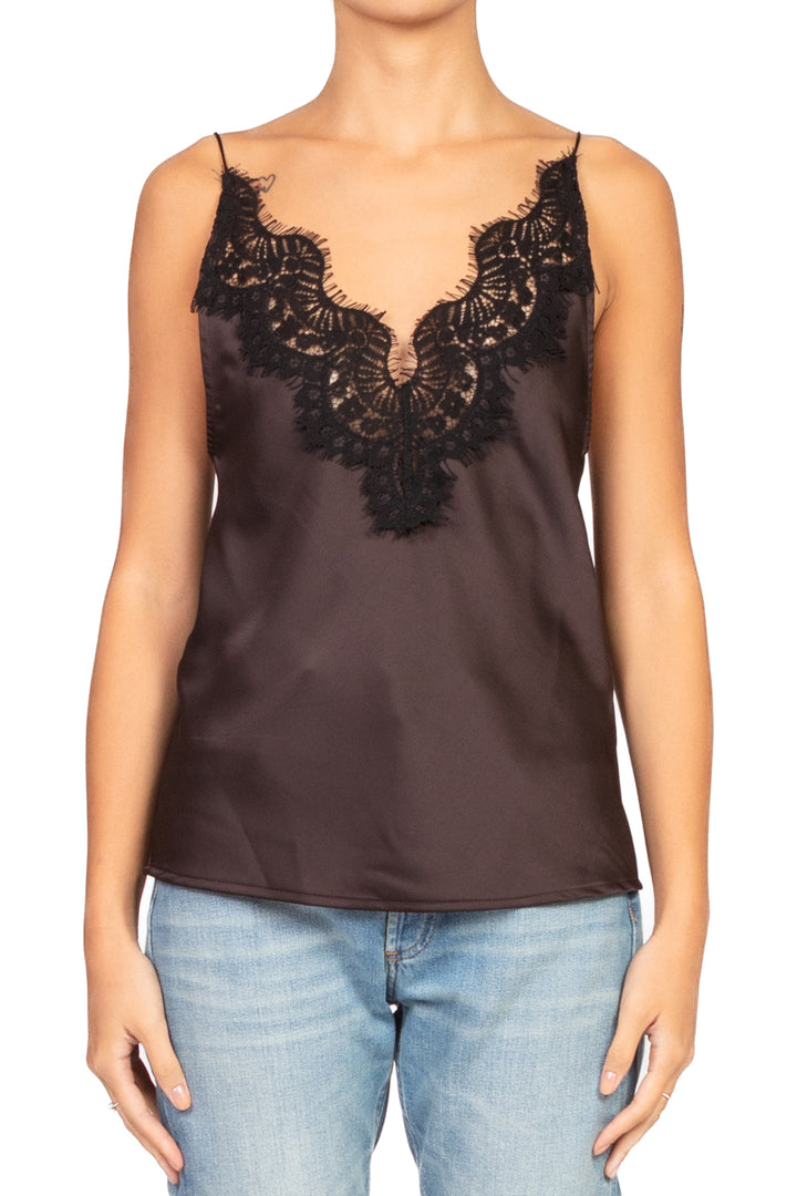 Tensione In - Top satin con pizzo Art. 37528