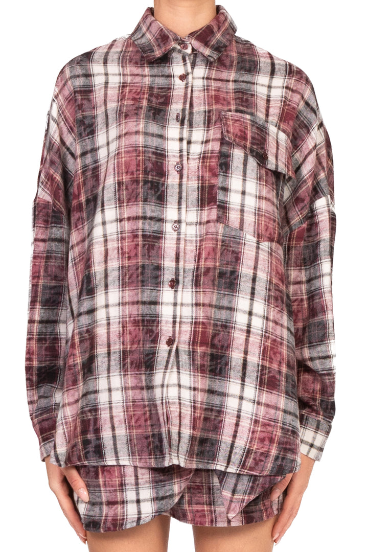 Vicolo - Camicia over check Art. TF0901